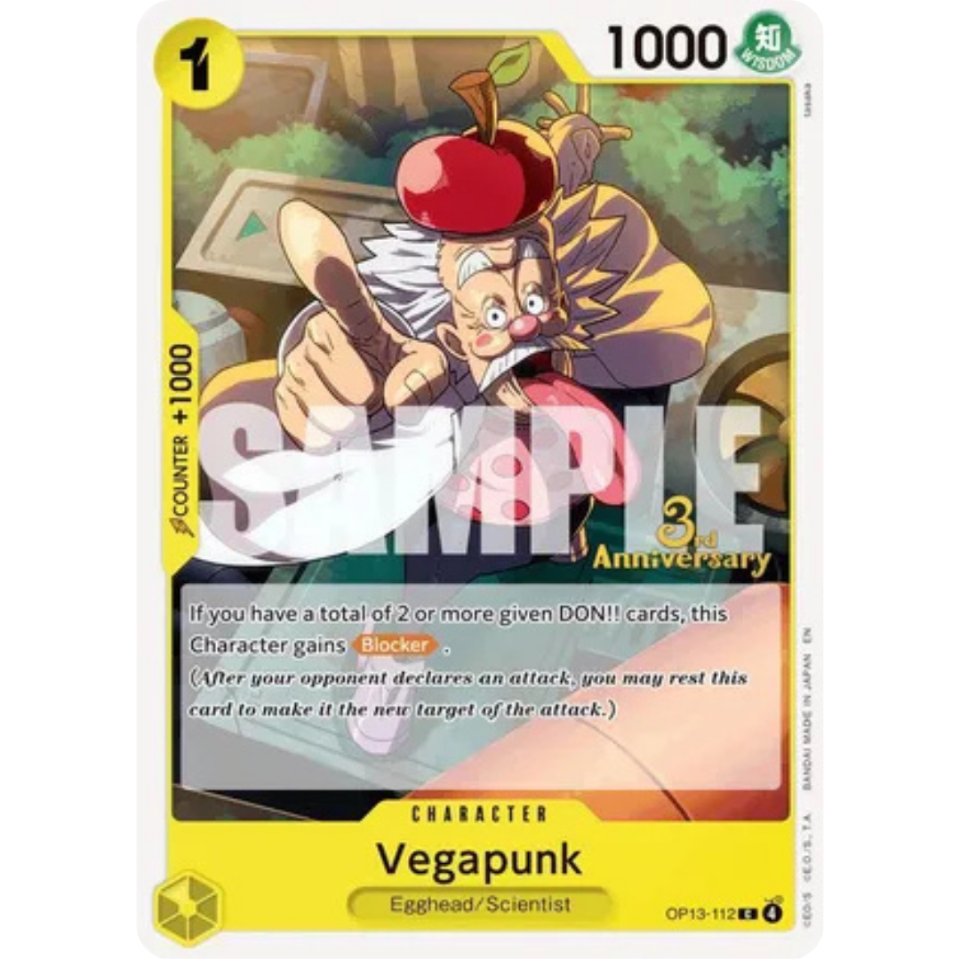 Vegapunk (OP13-112) - Carrying On His Will: 3rd Anniversary Tournament Cards