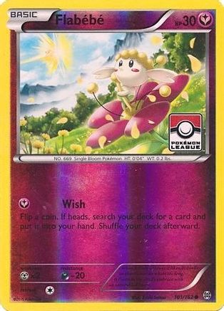 Flabebe 101/162 - Reverse Holofoil League & Championship Cards - Promo