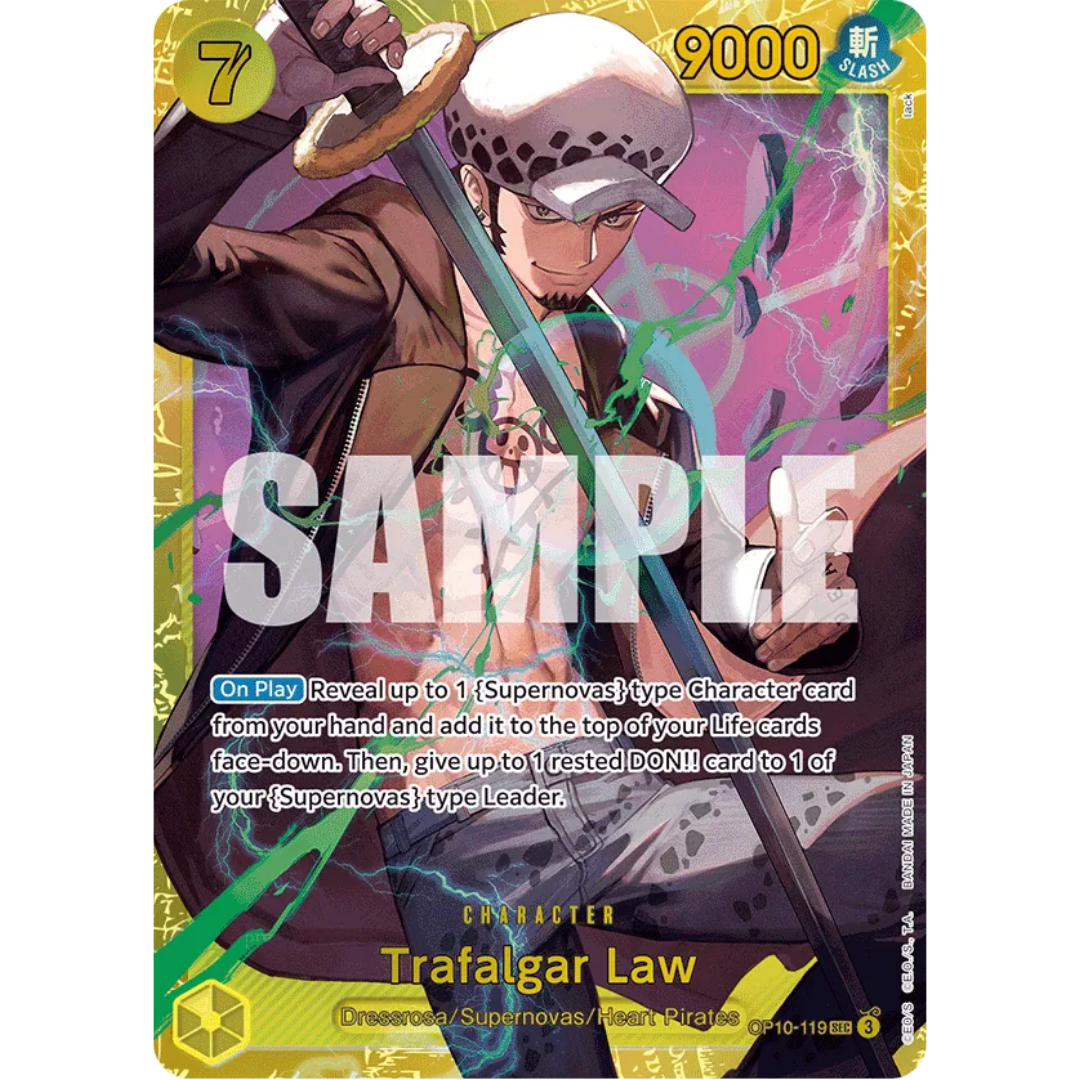 Trafalgar Law (119) (OP10-119) - Royal Blood Foil