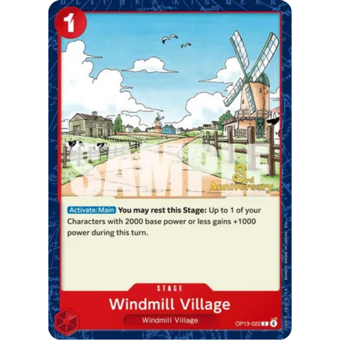 Windmill Village (OP13-022) - Carrying On His Will: 3rd Anniversary Tournament Cards