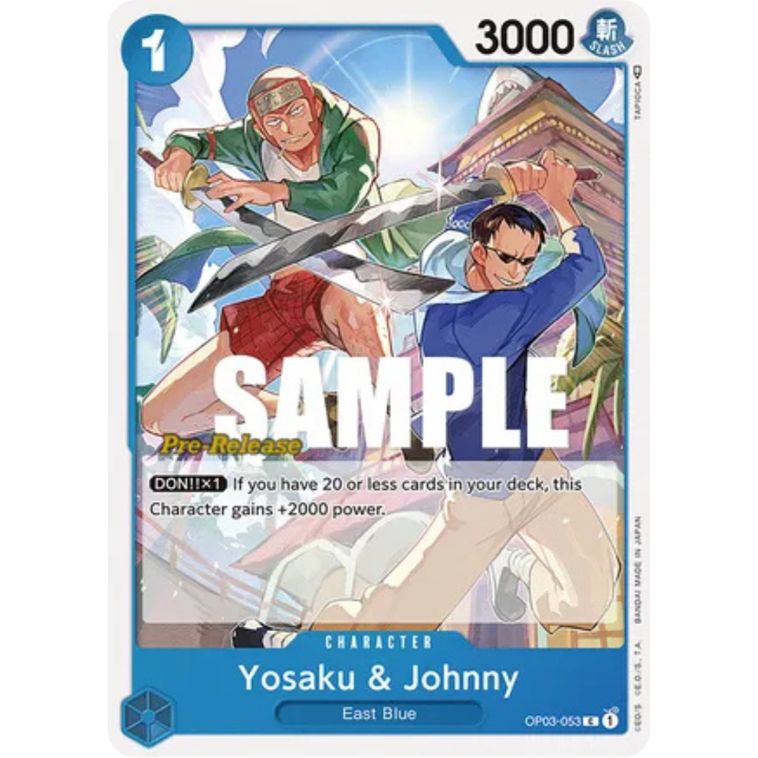 Yosaku & Johnny (OP03-053) - Pillars of Strength Pre-Release Cards