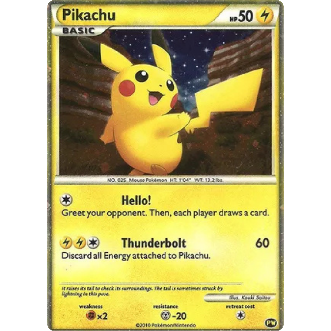 Pikachu (English) 0PW - Holofoil Pikachu World Collection Promos - Promo
