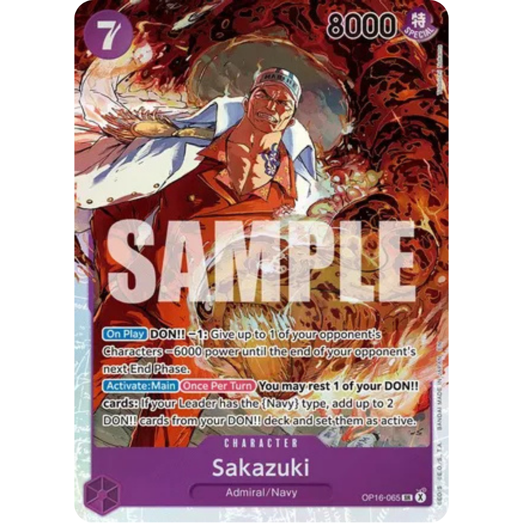Sakazuki (OP16-065) - The Time of Battle Foil