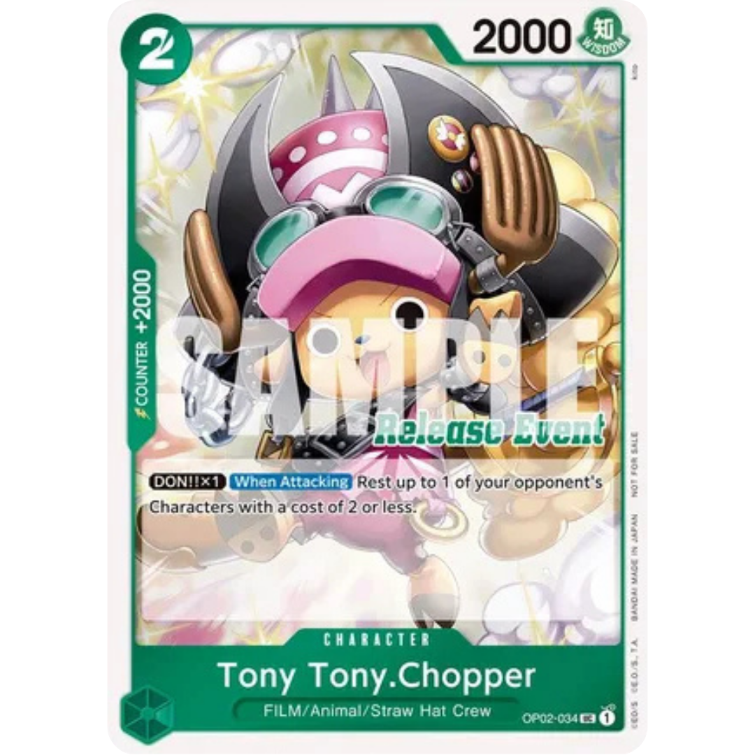 Tony Tony.Chopper (ST15 - ST20 Release Event Pack) (OP02-034) - One Piece Promotion Cards