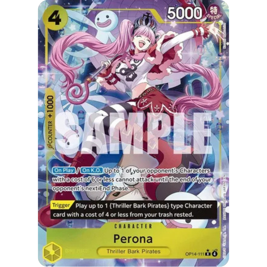 Perona - OP14-111 (Alternate Art) (OP14-111) - The Azure Sea's Seven Foil
