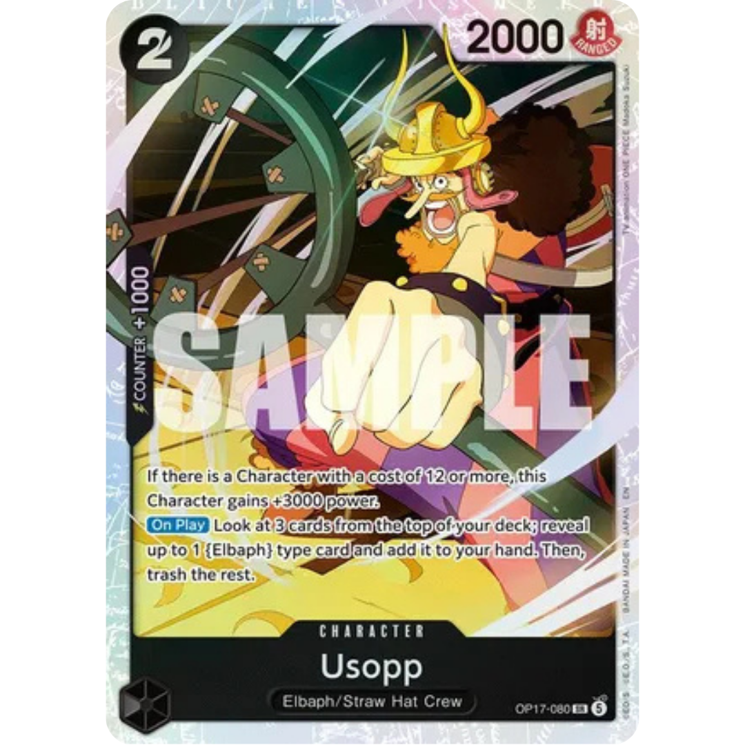 Usopp (OP17-080) - The World's Strongest Warriors Foil