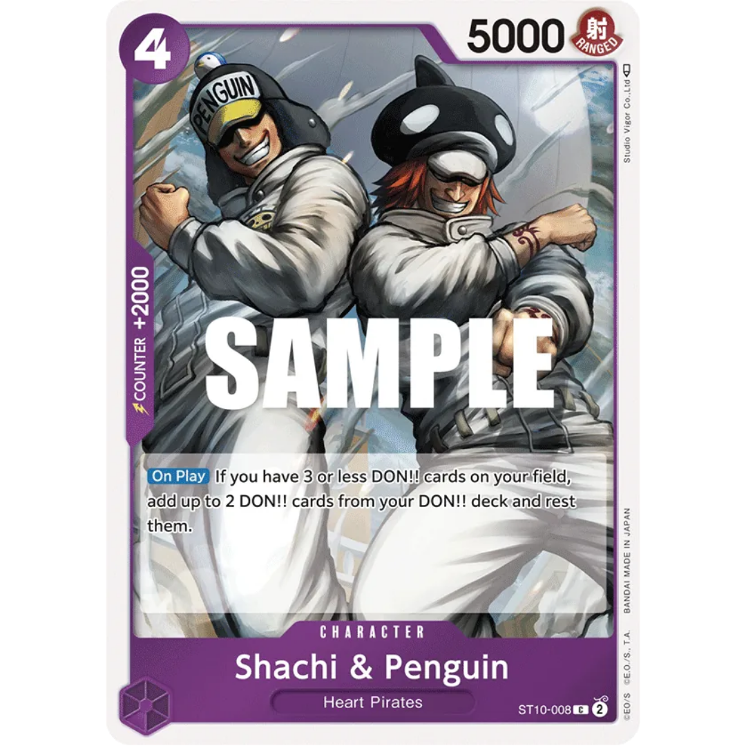 Shachi & Penguin (ST10-008) - Ultra Deck: The Three Captains Foil