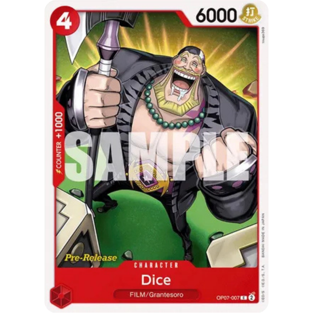 Dice (OP07-007) - 500 Years in the Future Pre-Release Cards