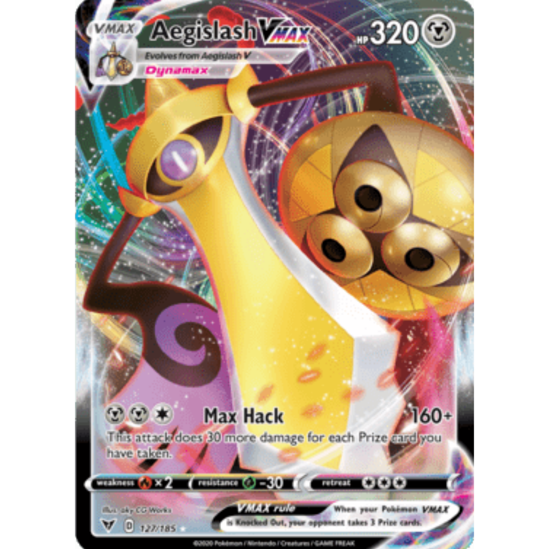 Aegislash VMAX 127 - Holofoil SWSH04 Vivid Voltage - Ultra Rare