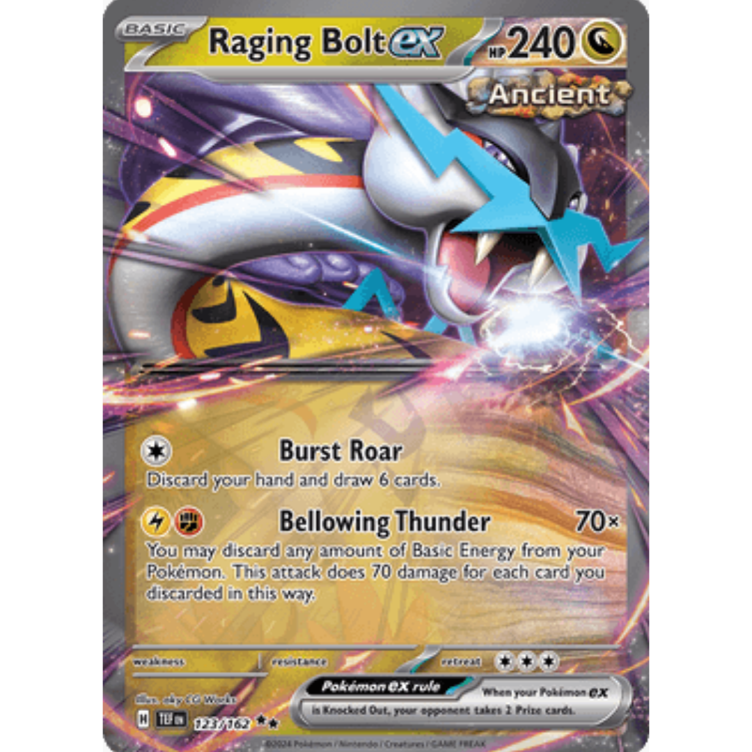 Raging Bolt ex 123/162 - Holofoil SV05 Temporal Forces - Double Rare