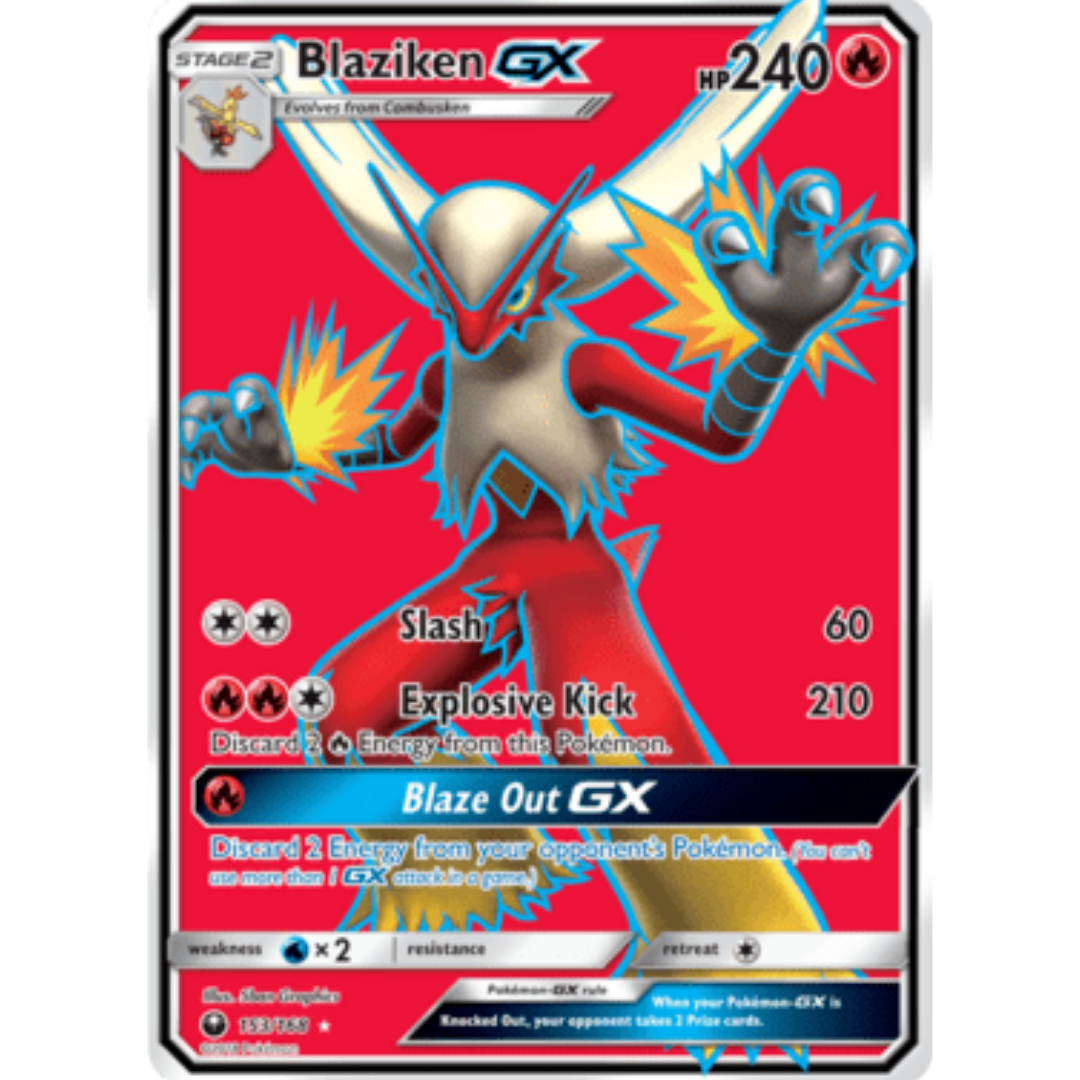 Blaziken GX (Full Art) - Holofoil SM Celestial Storm - Ultra Rare