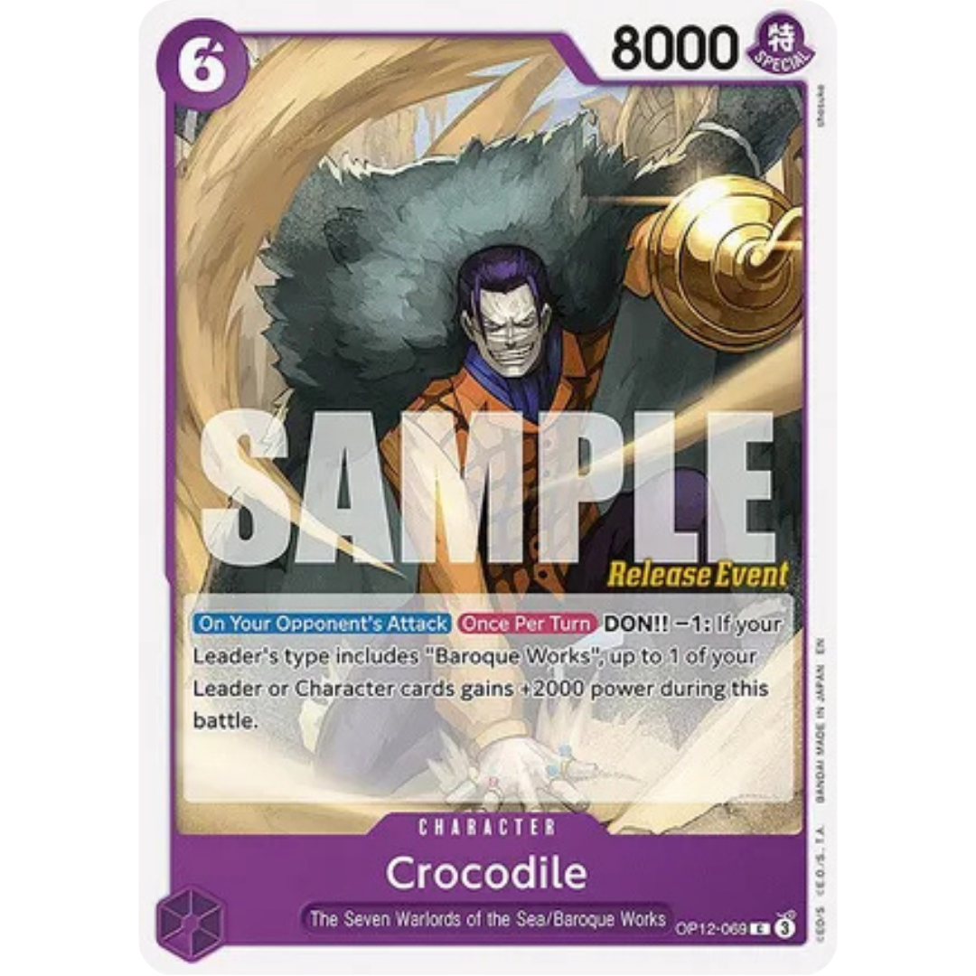 Crocodile (OP12-069) - Legacy of the Master Release Event Cards