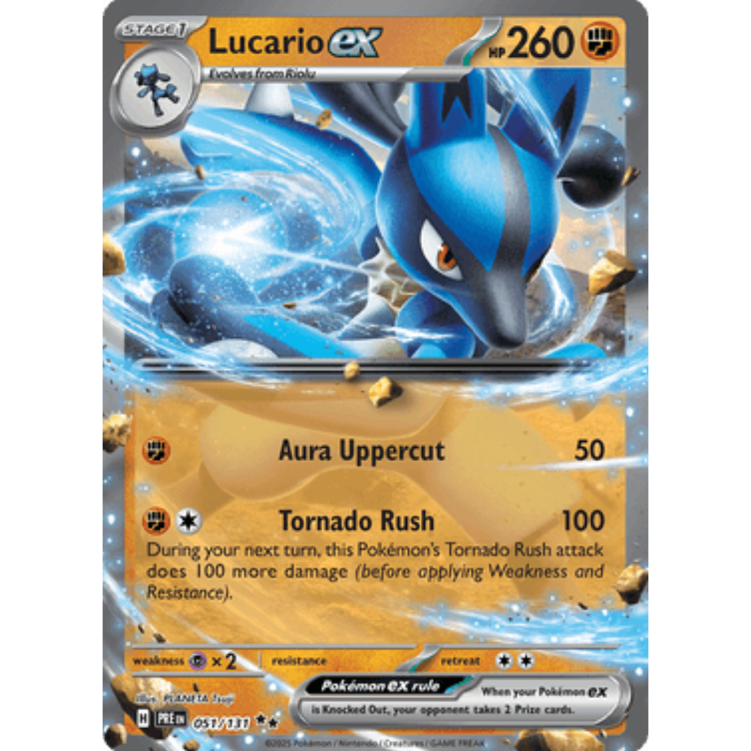 Lucario ex 051/131 - Holofoil SV Prismatic Evolutions - Double Rare