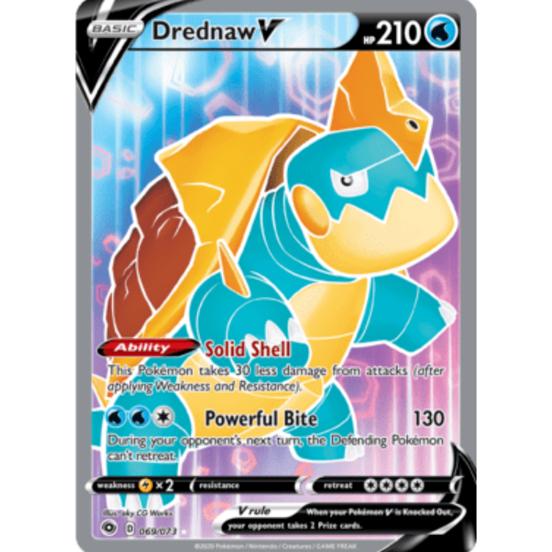 Drednaw V (Full Art) 069 - Holofoil Champions Path - Ultra Rare