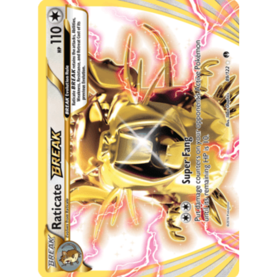 Raticate BREAK 089 - Holofoil XY BREAKpoint - Rare BREAK