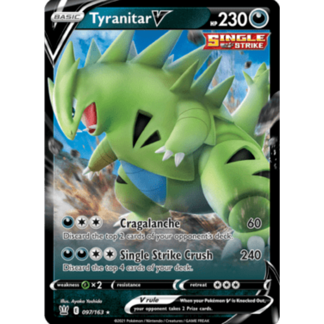 Tyranitar V 097 - Holofoil SWSH05 Battle Styles - Ultra Rare