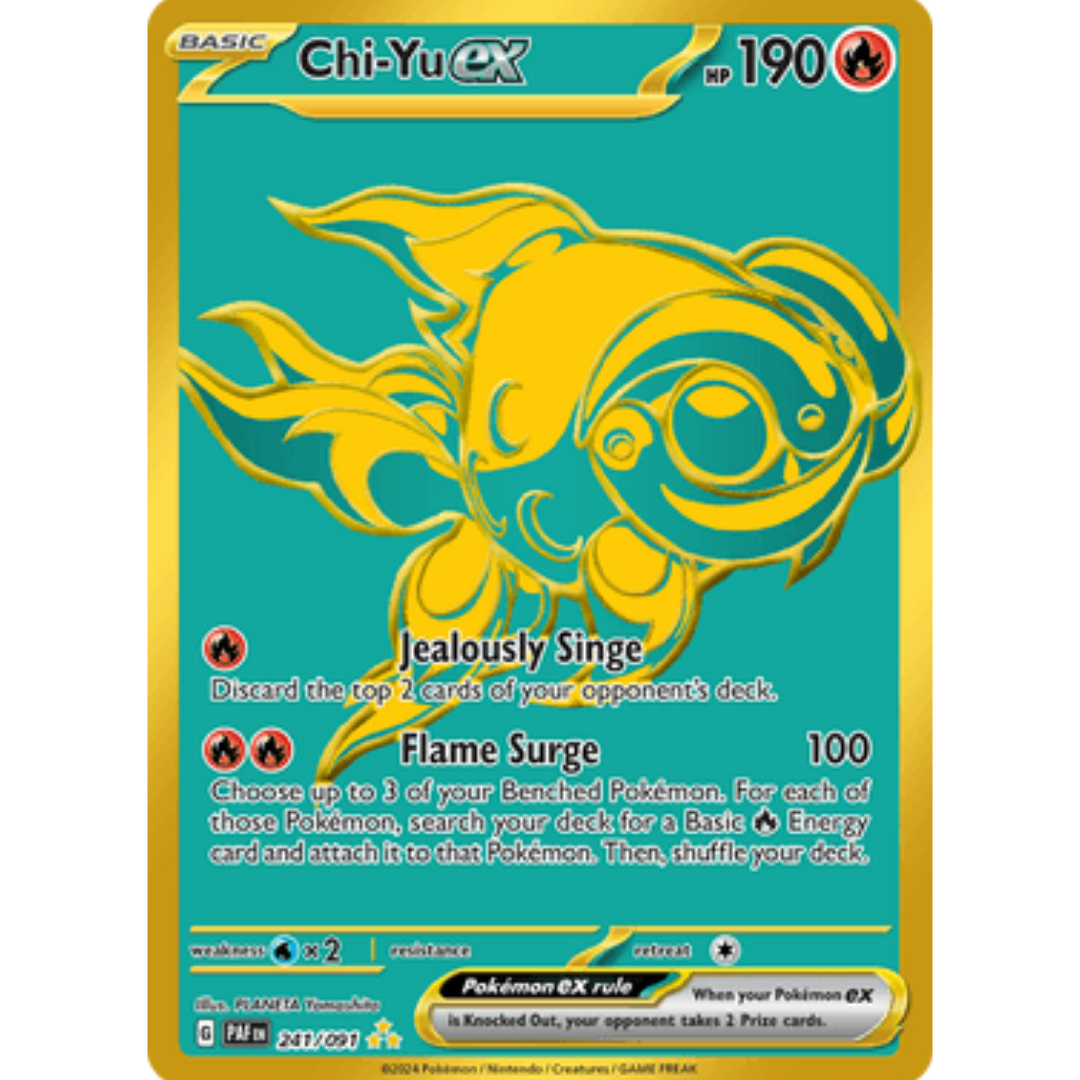 Chi-Yu ex 241 - Holofoil SV Paldean Fates - Hyper Rare