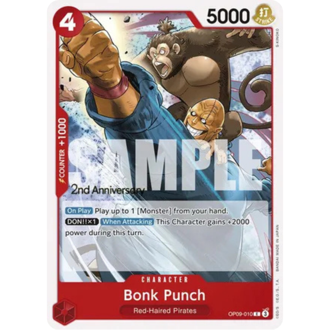 Bonk Punch (OP09-010) - Emperors in the New World: 2nd Anniversary Tournament Cards