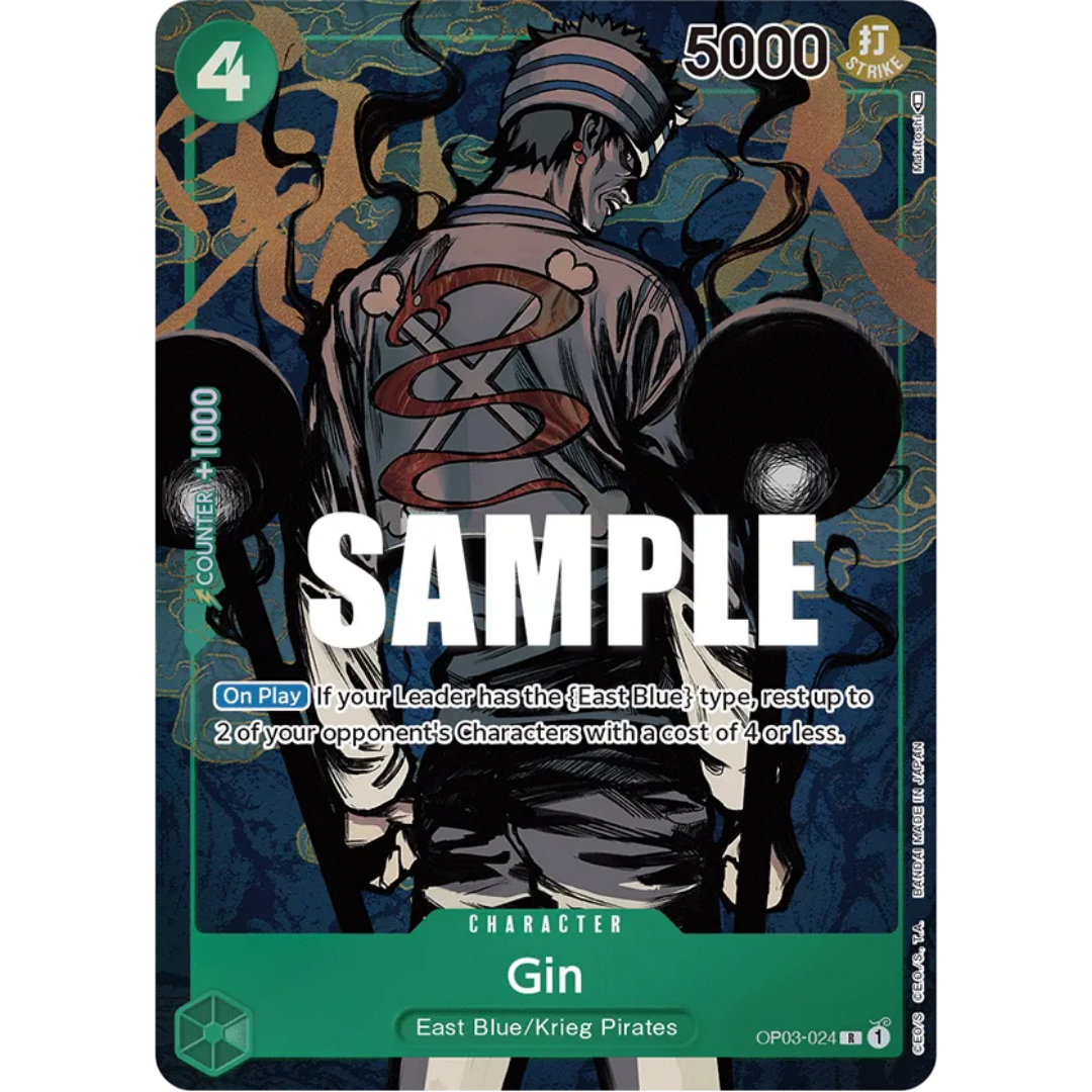 Gin (Alternate Art) (OP03-024) - Pillars of Strength Foil