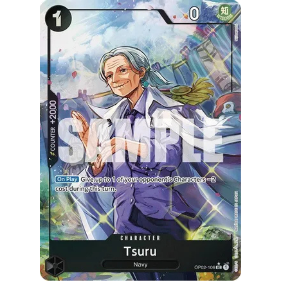 Tsuru (Full Art) (OP02-106) - Premium Booster -The Best- Foil