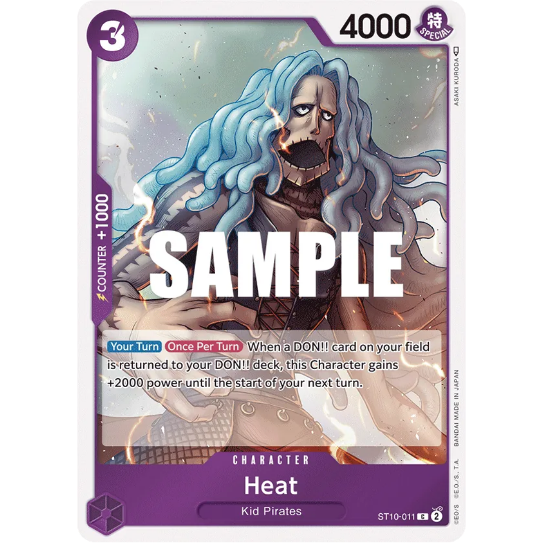 Heat (ST10-011) - Ultra Deck: The Three Captains Foil