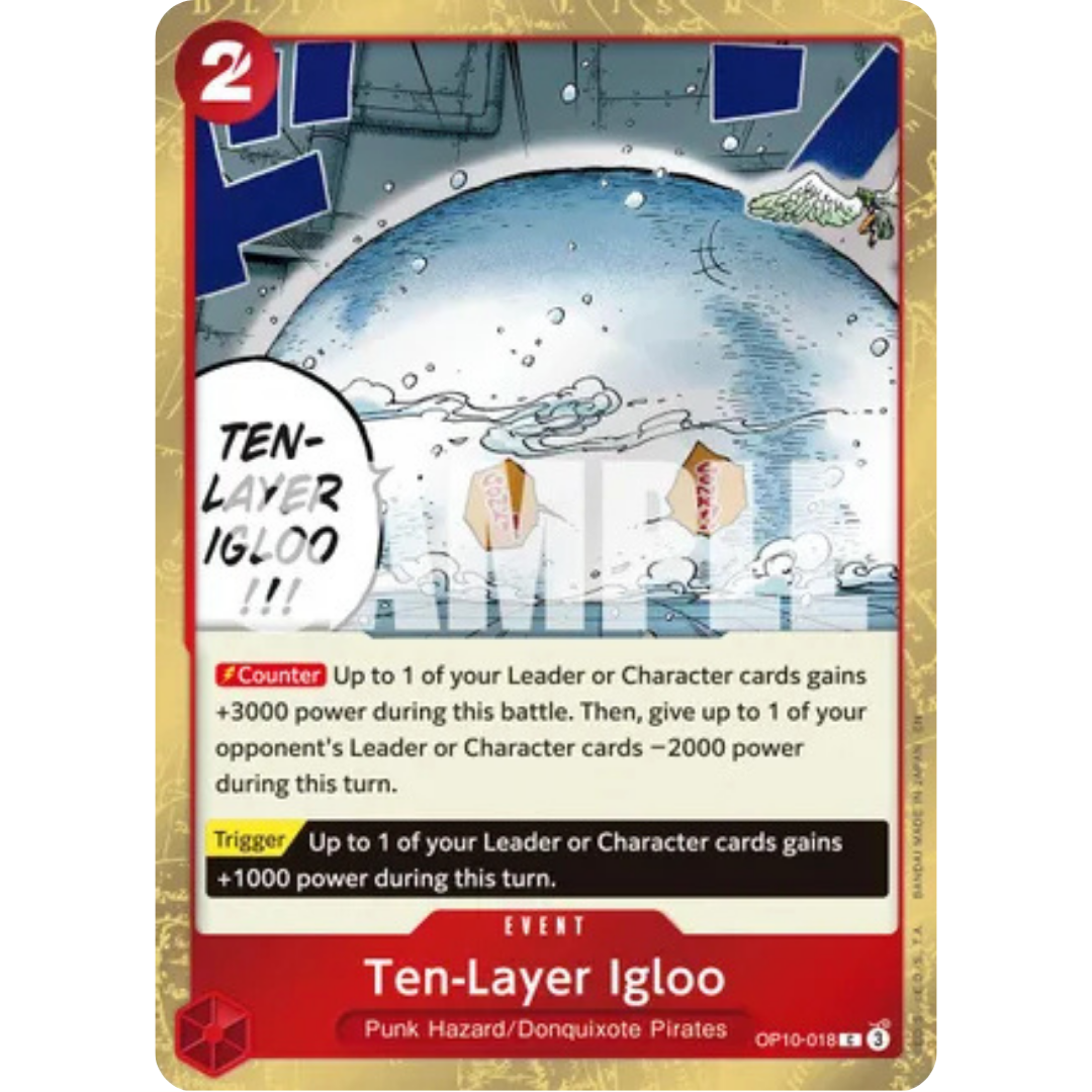 Ten-Layer Igloo (Pirate Foil) (OP10-018) - Premium Booster -The Best- Vol. 2 Foil