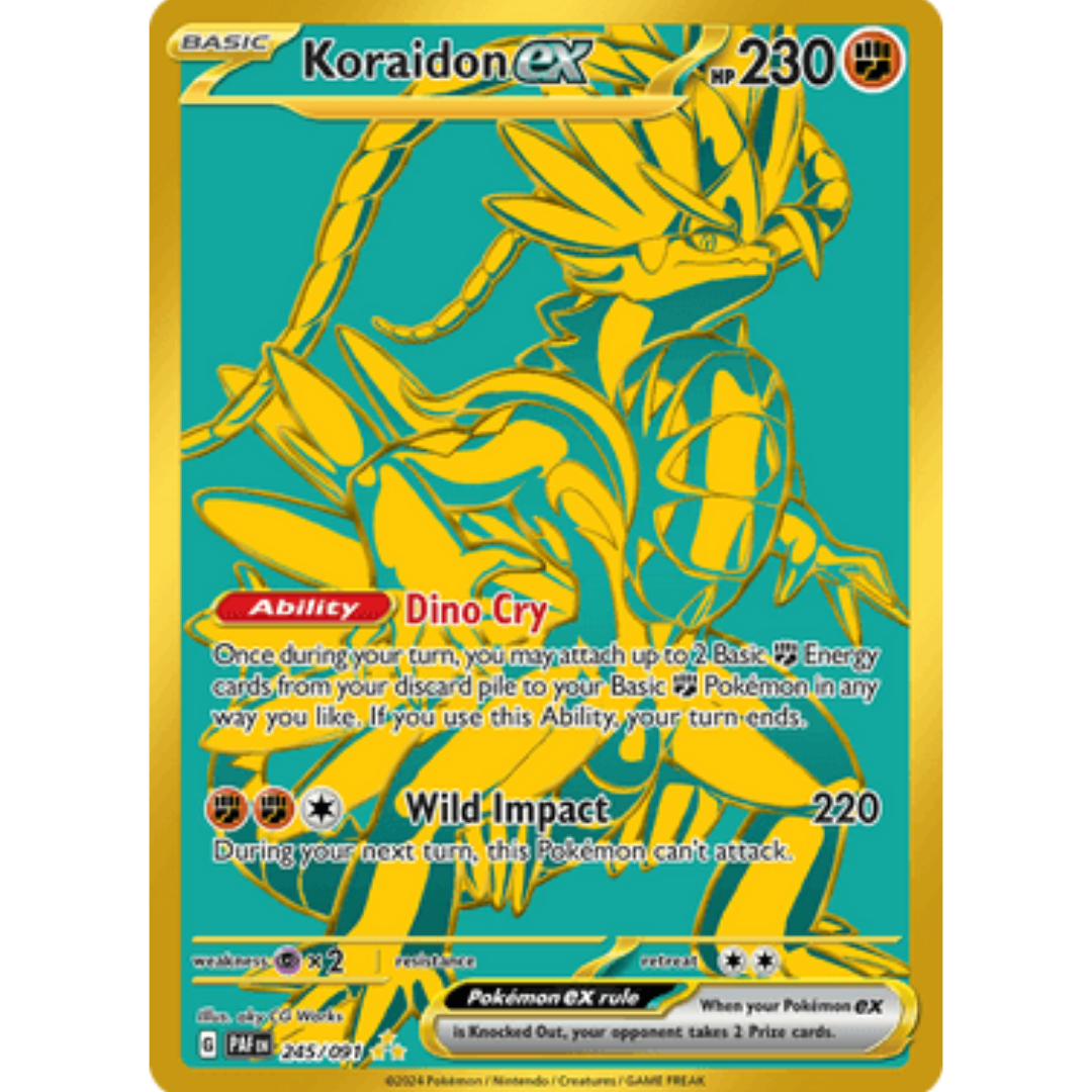 Koraidon ex 245 - Holofoil SV Paldean Fates - Hyper Rare