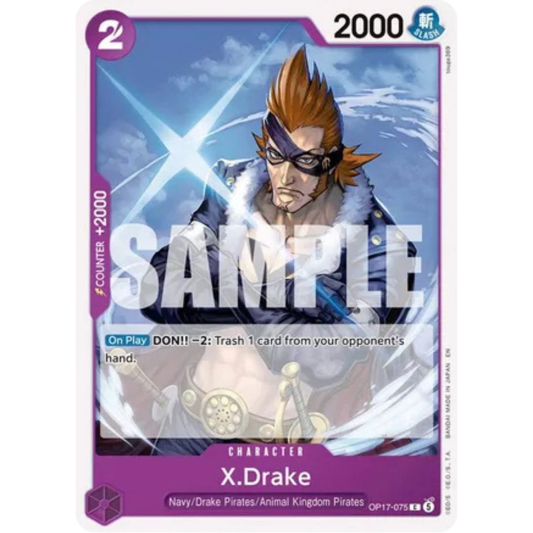 X.Drake (OP17-075) - The World's Strongest Warriors