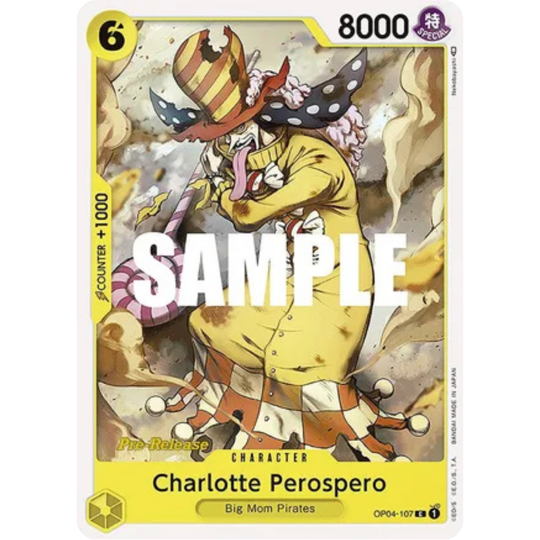 Charlotte Perospero (OP04-107) - Kingdoms of Intrigue Pre-Release Cards
