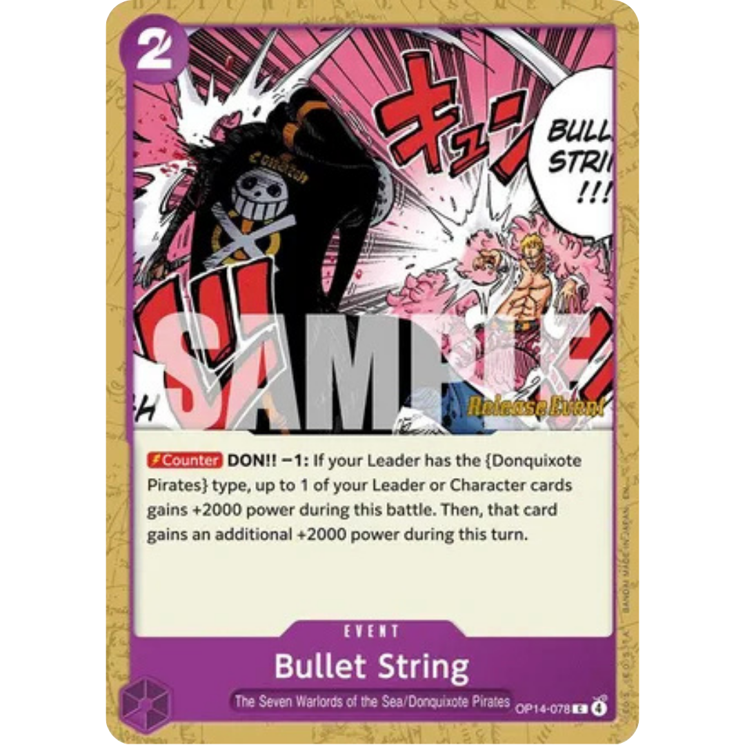 Bullet String (OP14-078) - The Azure Sea's Seven Release Event Cards
