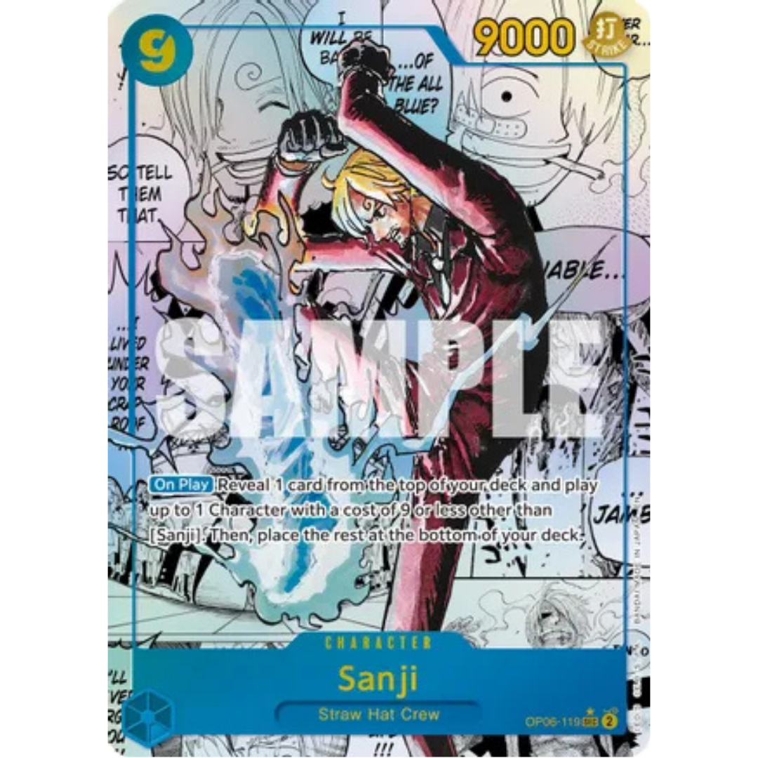 Sanji (Manga) (OP06-119) - Premium Booster -The Best- Vol. 2 Foil