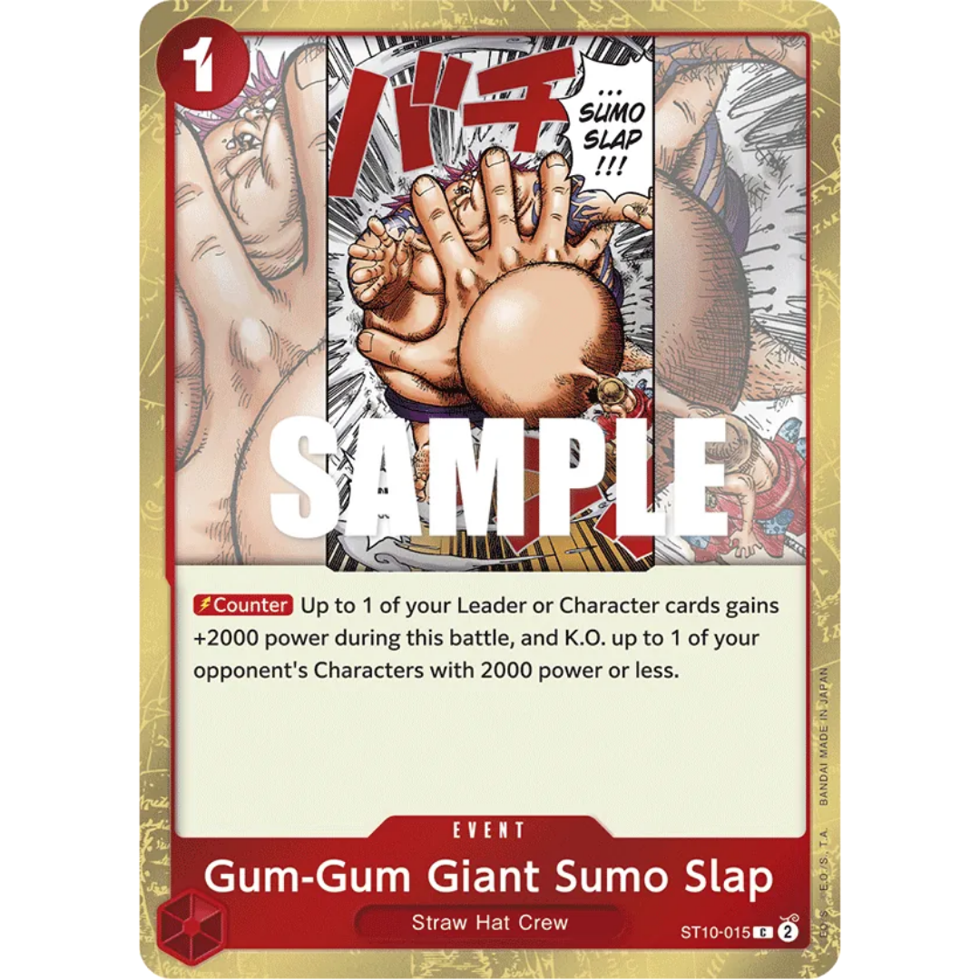 Gum-Gum Giant Sumo Slap (ST10-015) - Ultra Deck: The Three Captains Foil