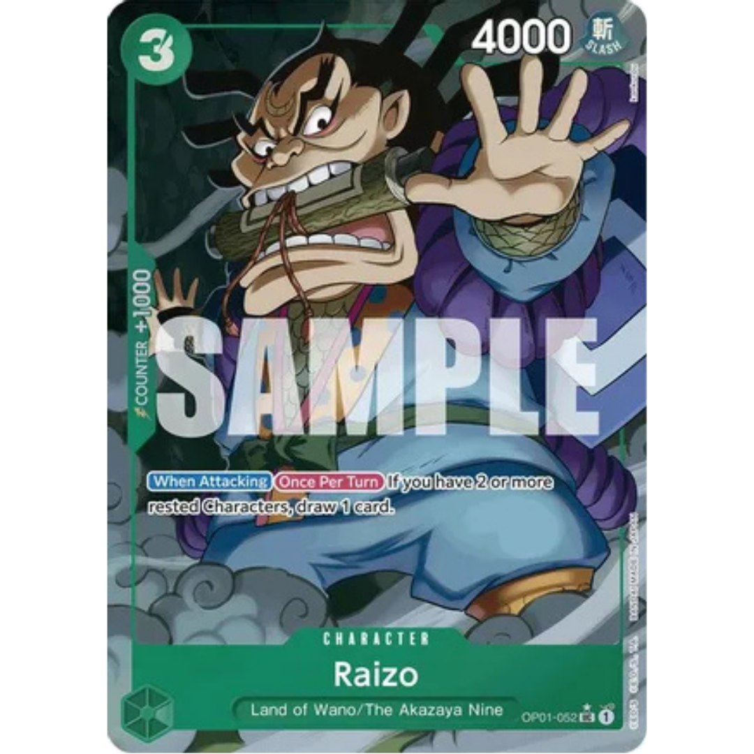 Raizo (Full Art) (OP01-052) - Premium Booster -The Best- Foil