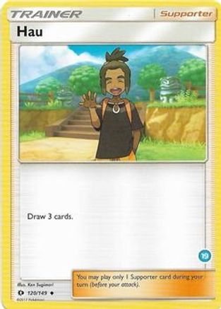 Hau (19) (Alolan Ninetales Half-Deck) SM Trainer Kit Alolan Sandslash & Alolan Ninetales - Uncommon