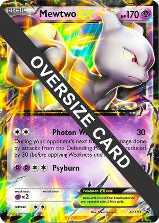 Mewtwo EX - XY183 - Holofoil Jumbo Cards - Promo