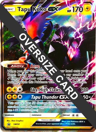 Tapu Koko GX - SM50 - Holofoil Jumbo Cards - Promo