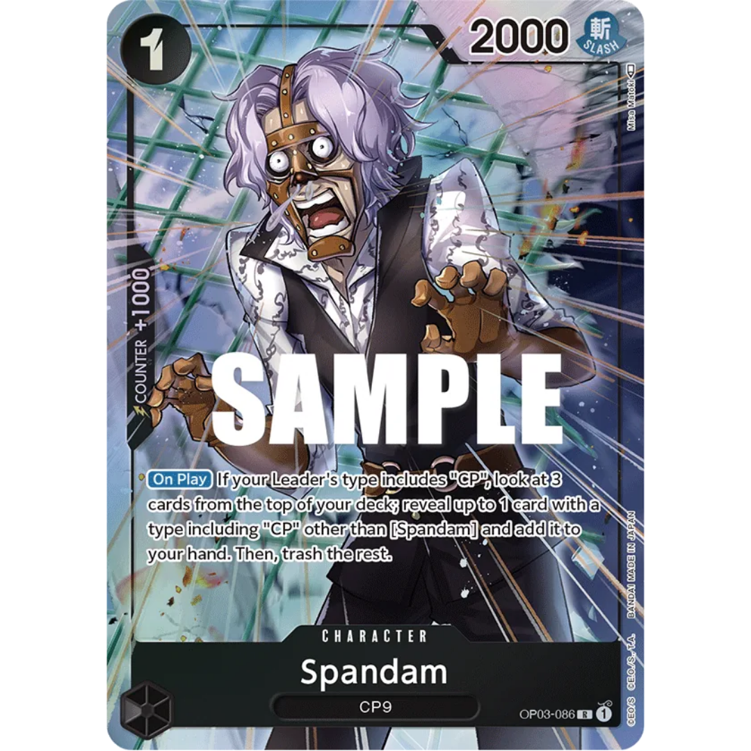 Spandam (Alternate Art) (OP03-086) - Pillars of Strength Foil