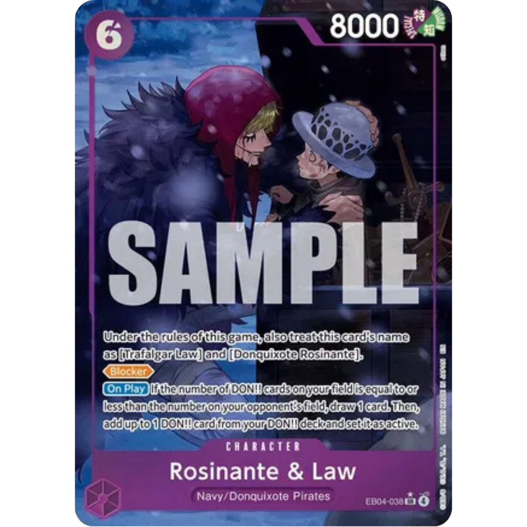 Rosinante & Law (Alternate Art) (EB04-038) - The Azure Sea's Seven Foil