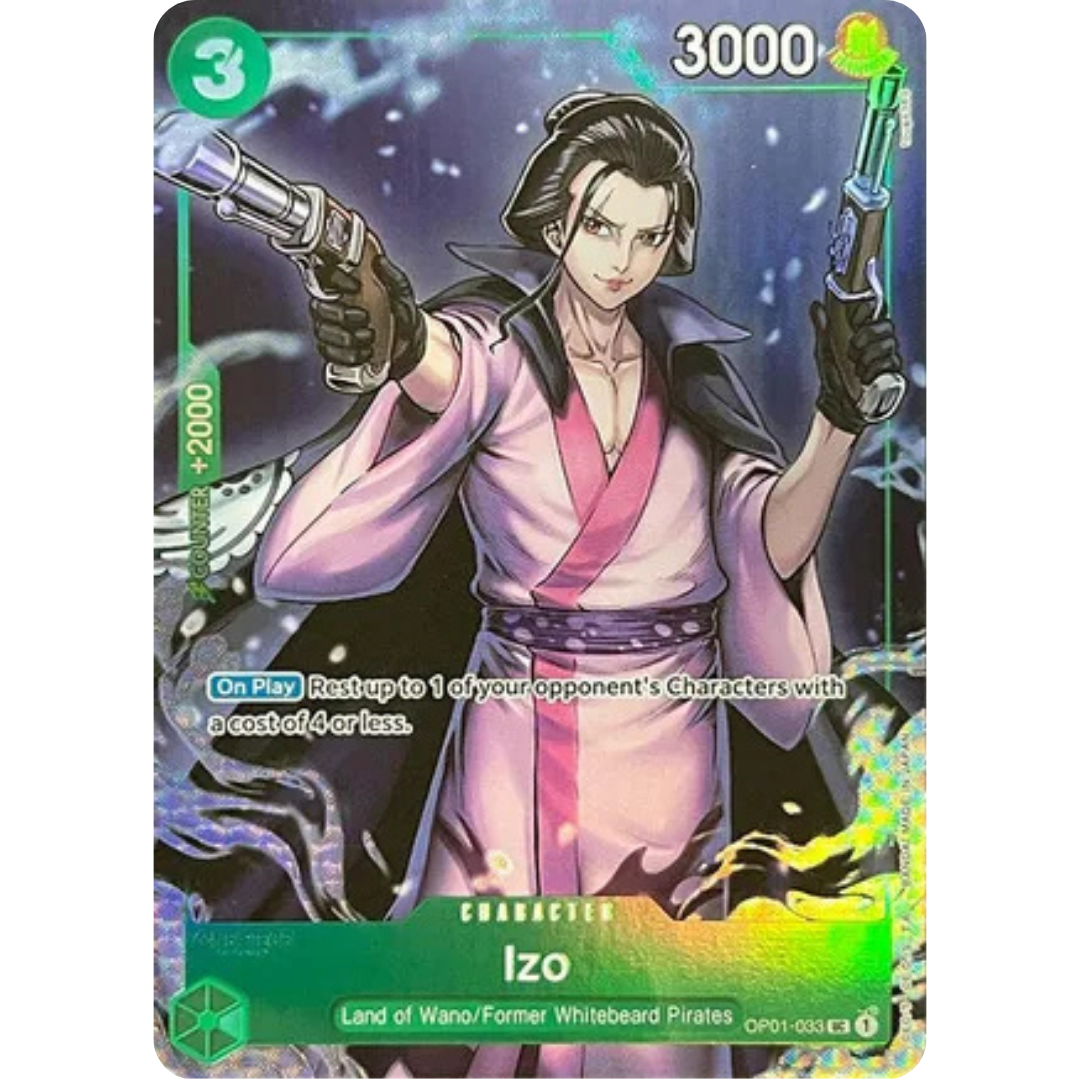 Izo (Premium Card Collection -BANDAI CARD GAMES Fest. 23-24 Edition-) (OP01-033) - One Piece Promotion Cards Foil
