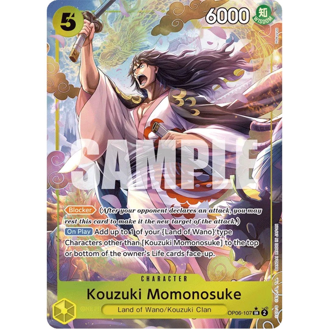 Kouzuki Momonosuke (Alternate Art) (OP06-107) - Wings of the Captain Foil