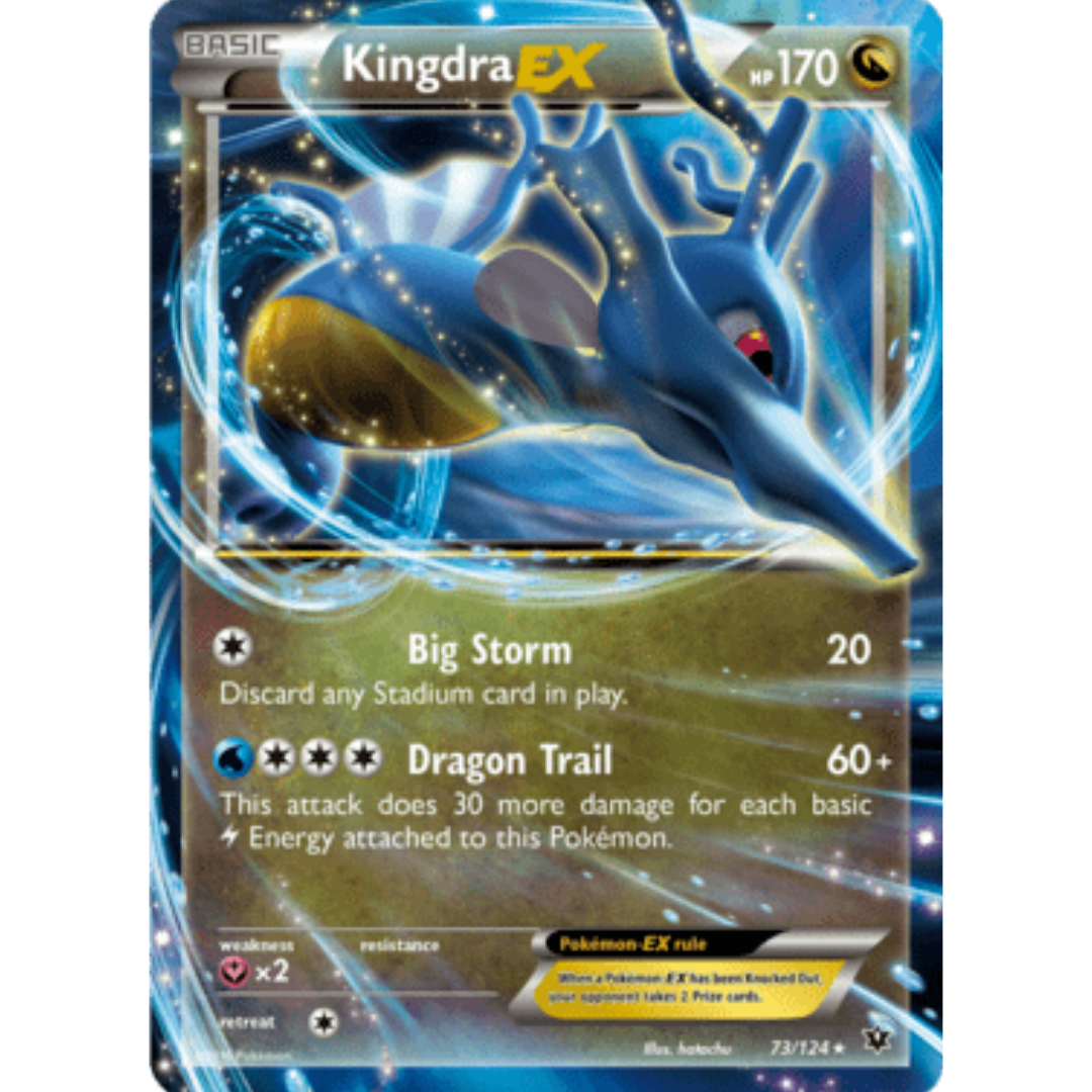 Kingdra EX 073 - Holofoil XY Fates Collide - Ultra Rare