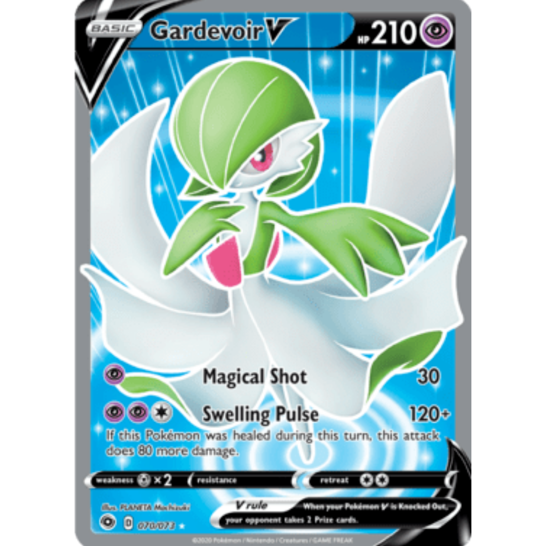Gardevoir V (Full Art) 070 - Holofoil Champions Path - Ultra Rare