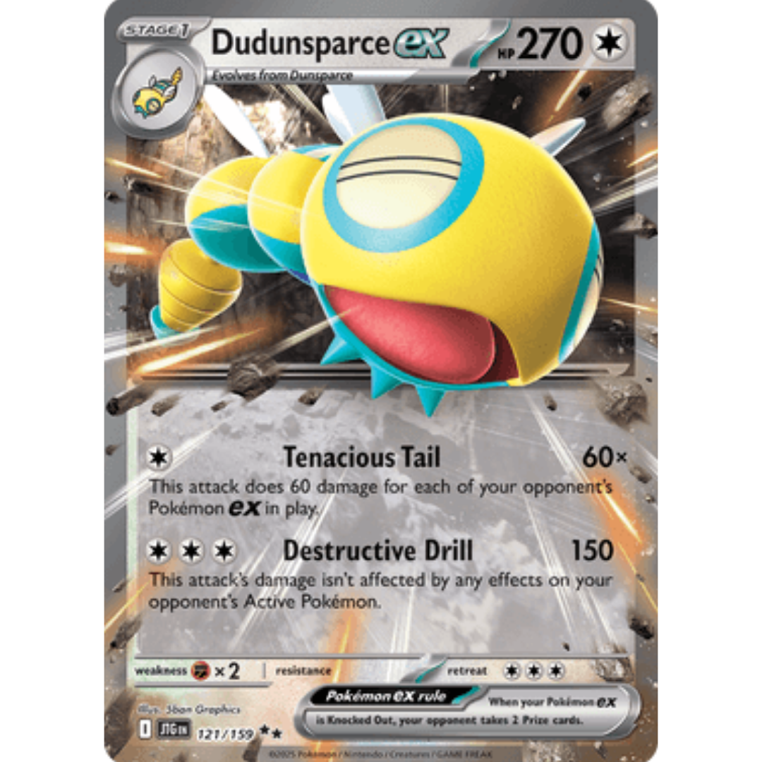 Dudunsparce ex 121/159 - Holofoil SV09 Journey Together - Double Rare