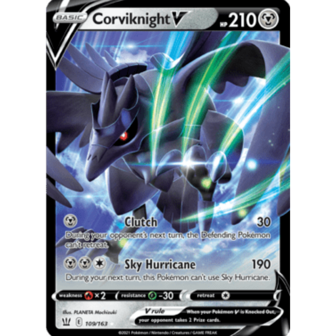 Corviknight V 109 - Holofoil SWSH05 Battle Styles - Ultra Rare