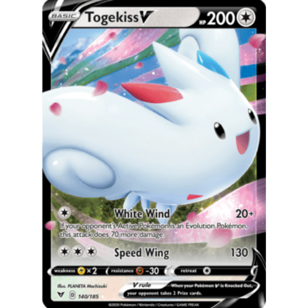 Togekiss V 140 - Holofoil SWSH04 Vivid Voltage - Ultra Rare