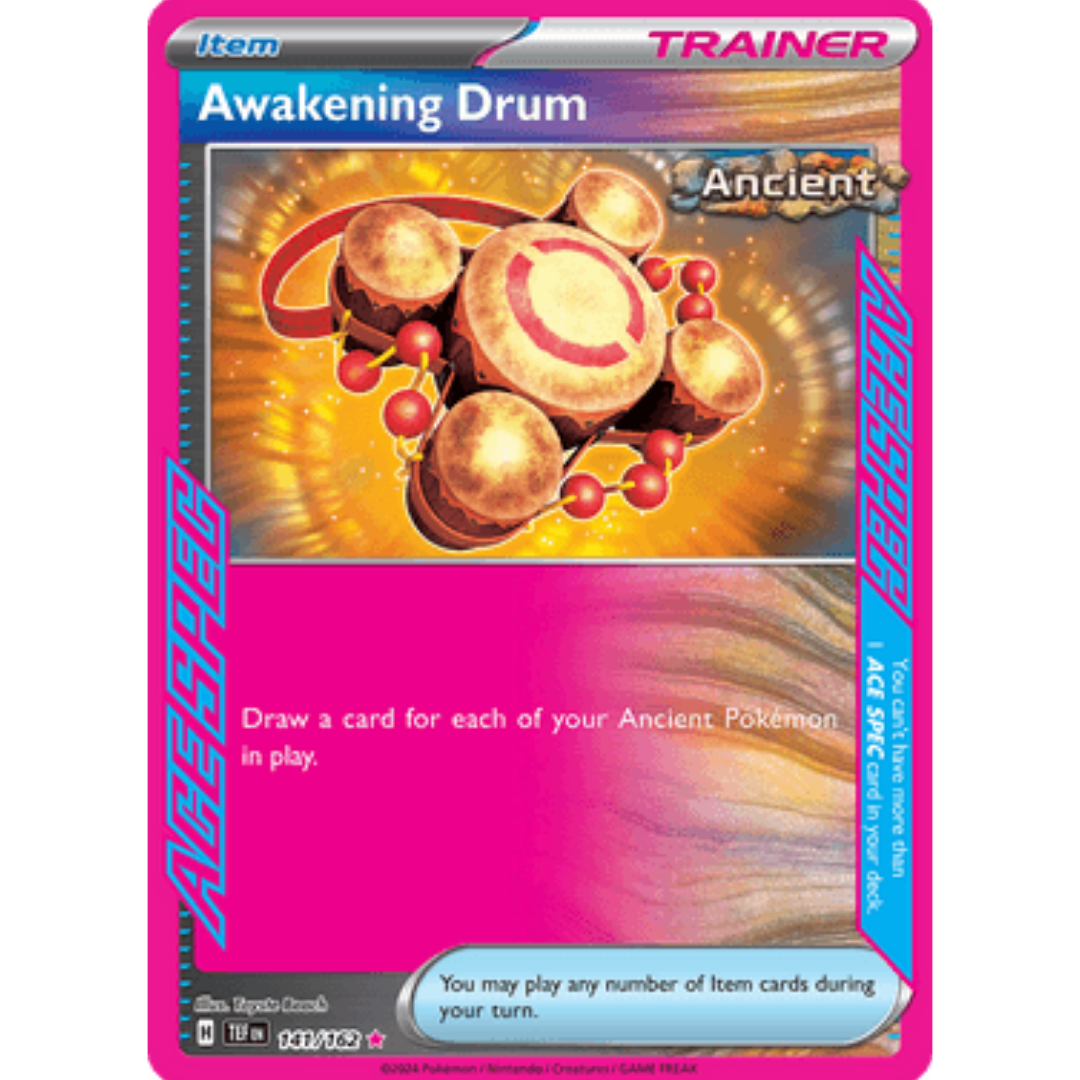 Awakening Drum 141 - Holofoil SV05 Temporal Forces - ACE SPEC Rare