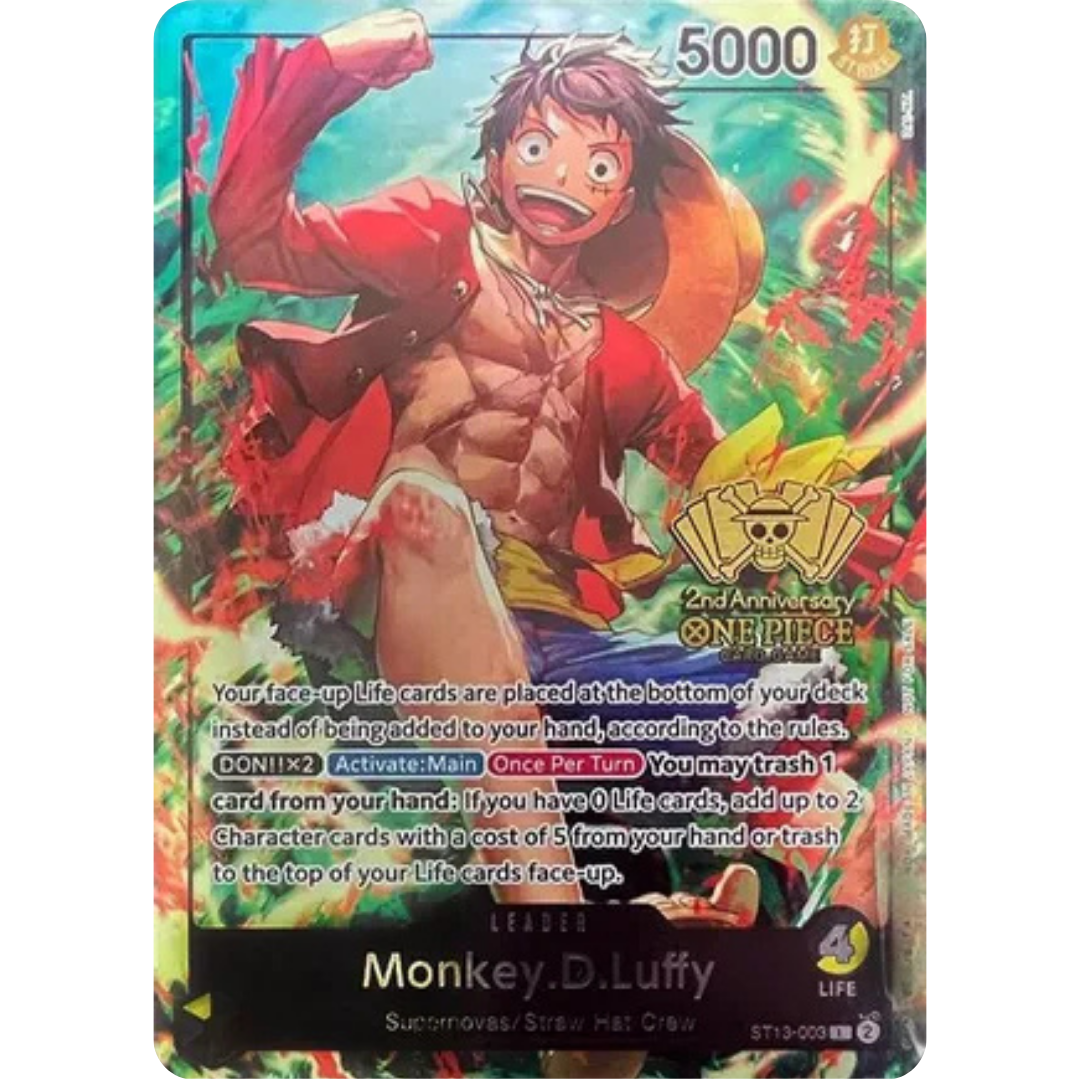 Monkey.D.Luffy (2nd Anniversary Tournament) (ST13-003) - One Piece Promotion Cards Foil