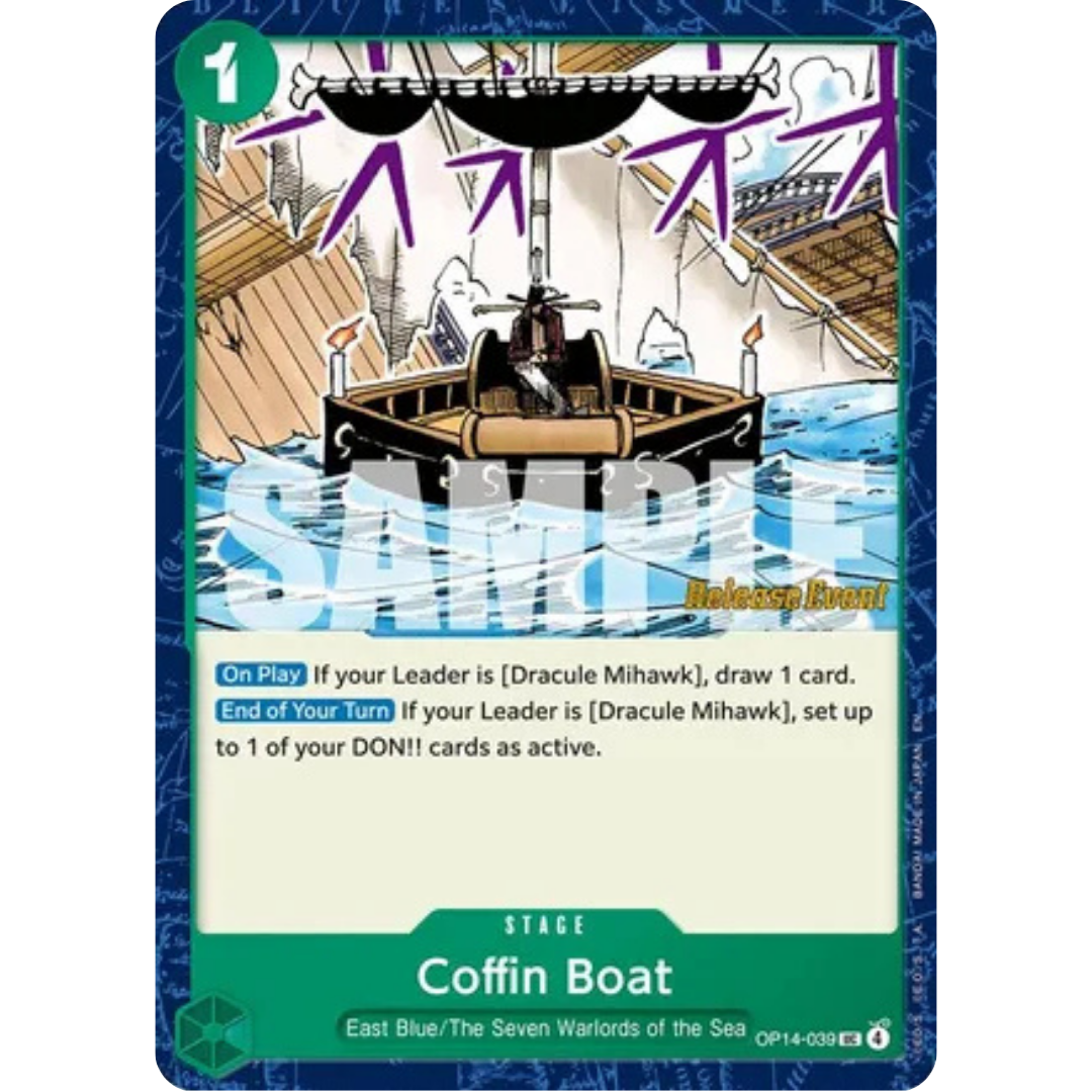 Coffin Boat (OP14-039) - The Azure Sea's Seven Release Event Cards