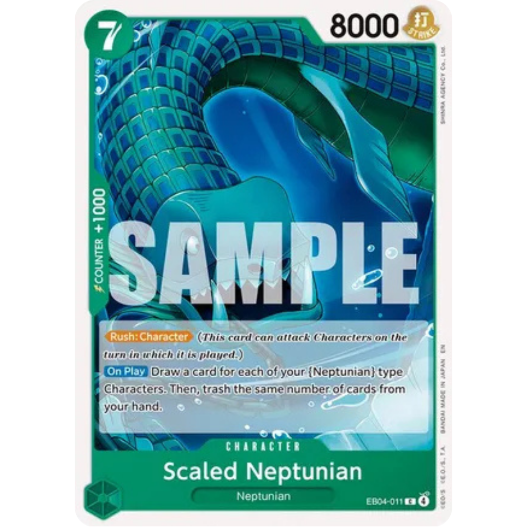 Scaled Neptunian (EB04-011) - The Azure Sea's Seven