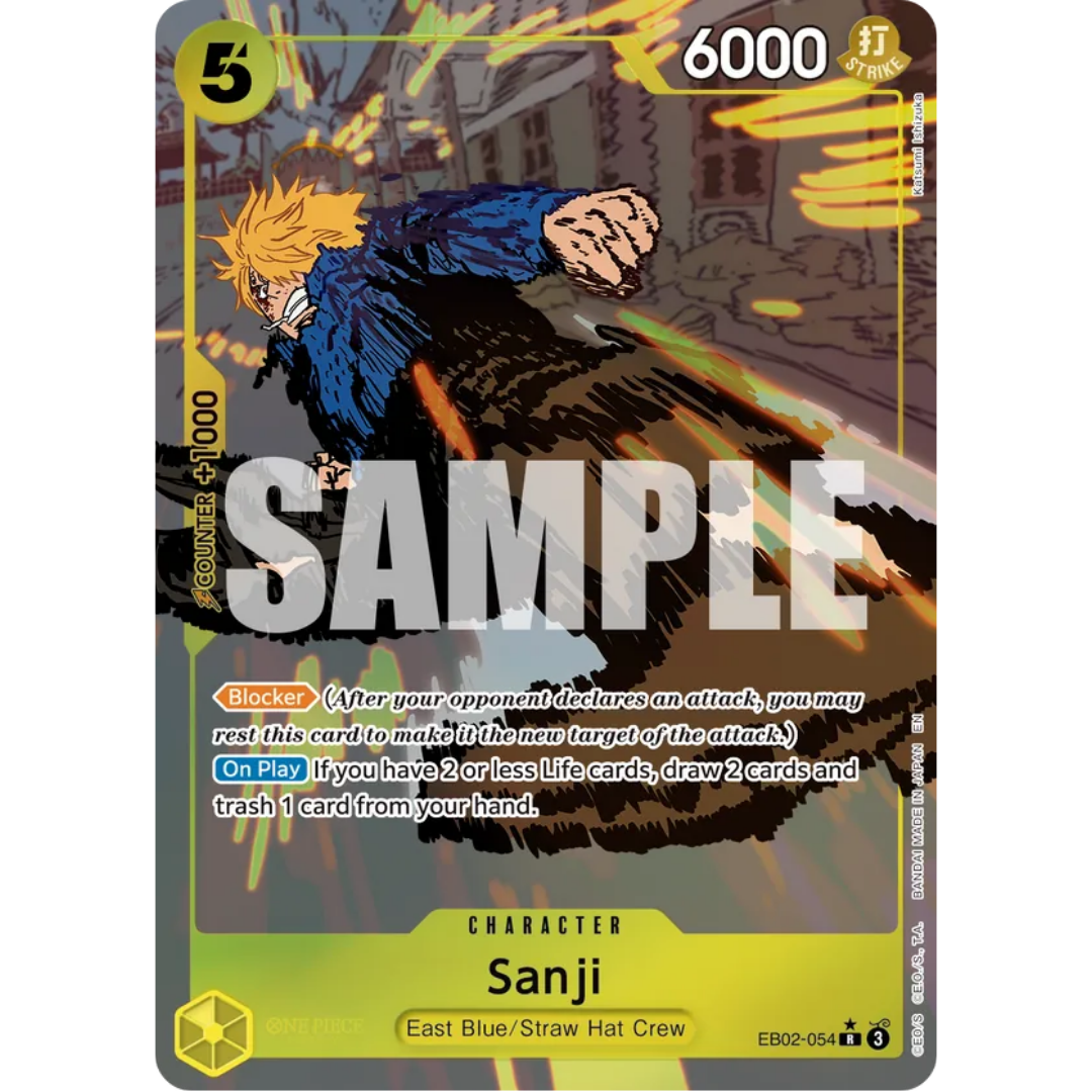 Sanji (Alternate Art) (EB02-054) - Extra Booster: Anime 25th Collection Foil